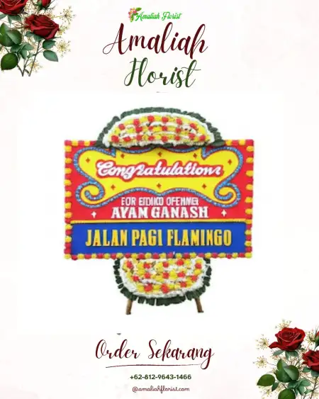 Sewa Papan Bunga Trigonco